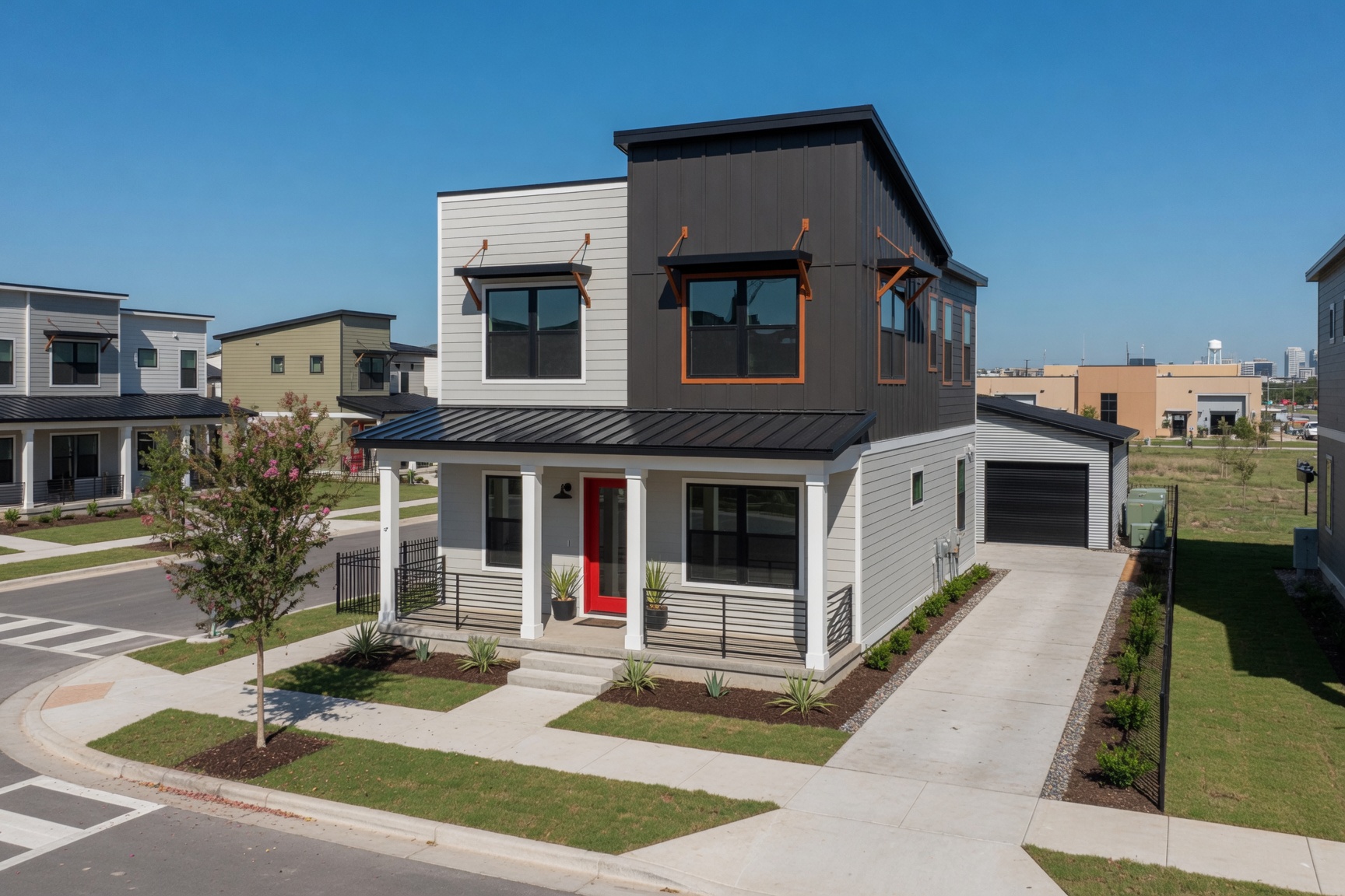 New construction homes in Mueller Austin Texas where buyers earn commission rebates