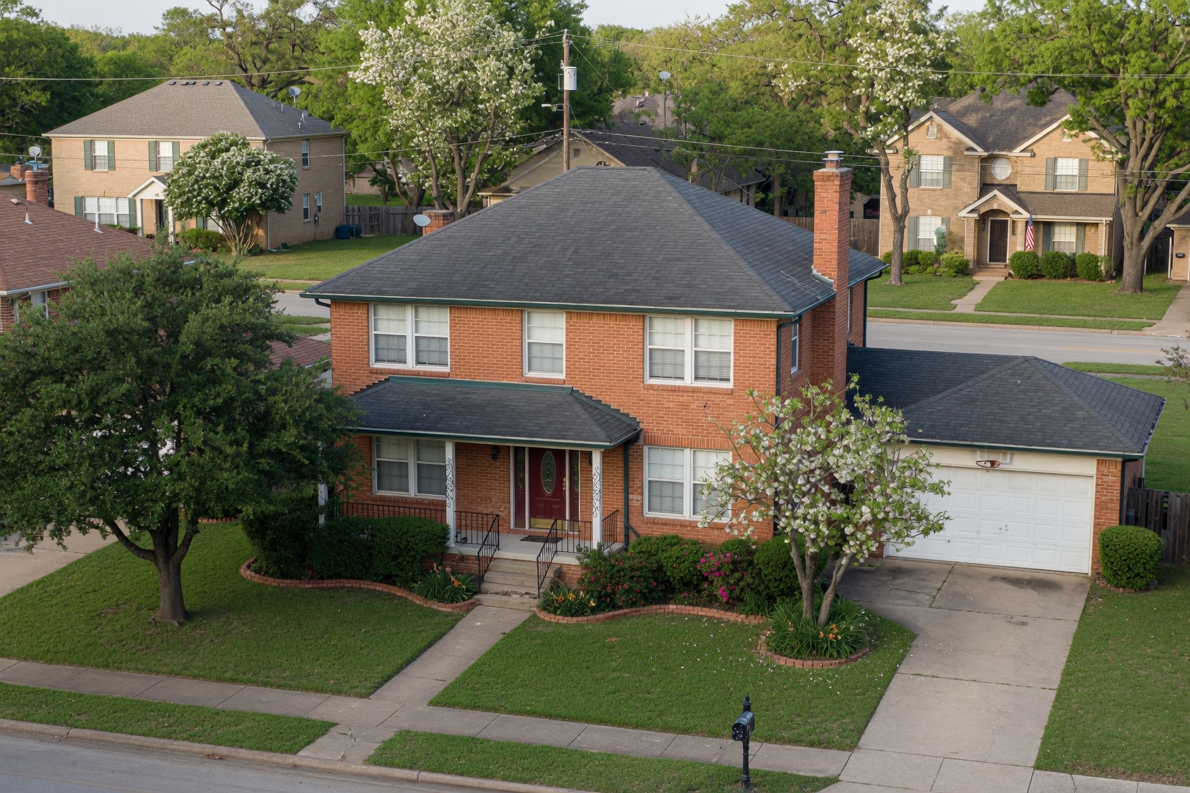 Resale home in Houston neighborhood