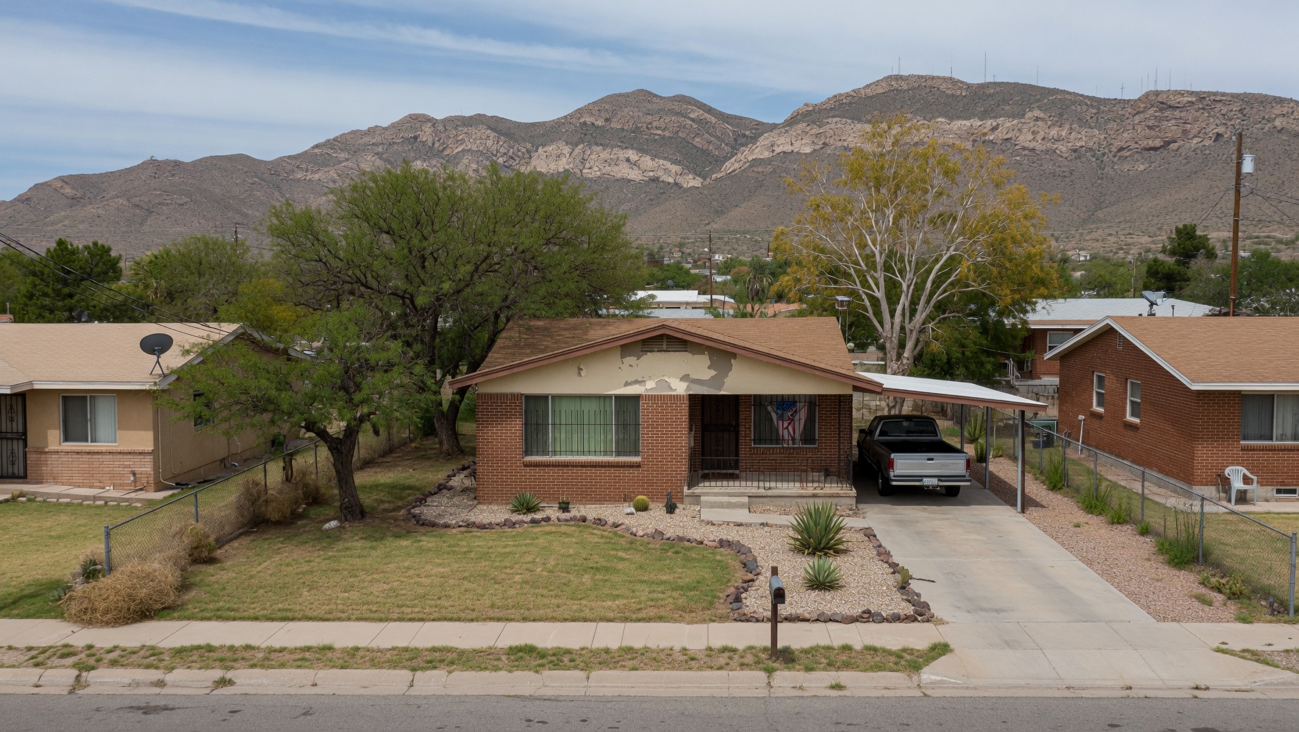 Northeast El Paso residential homes near Fort Bliss main post