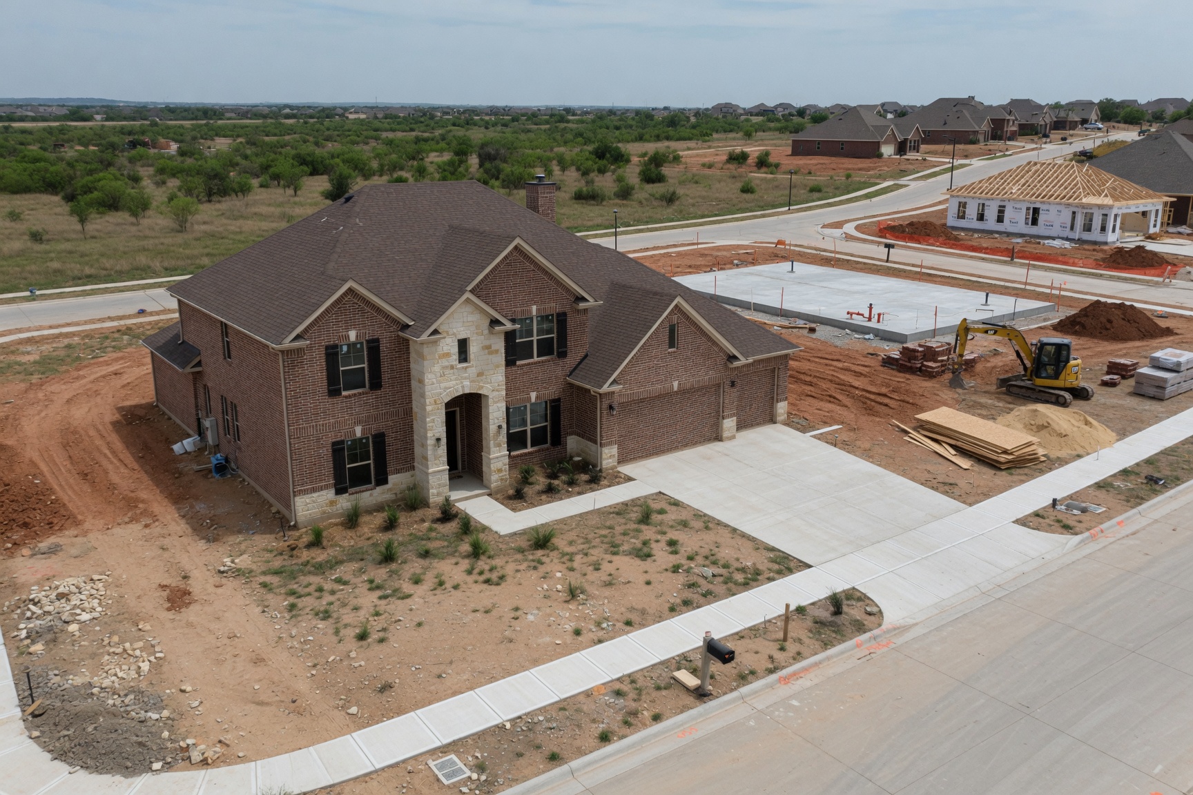 New construction home in Fort Worth Texas qualifying for 2.5 percent commission cash back rebate