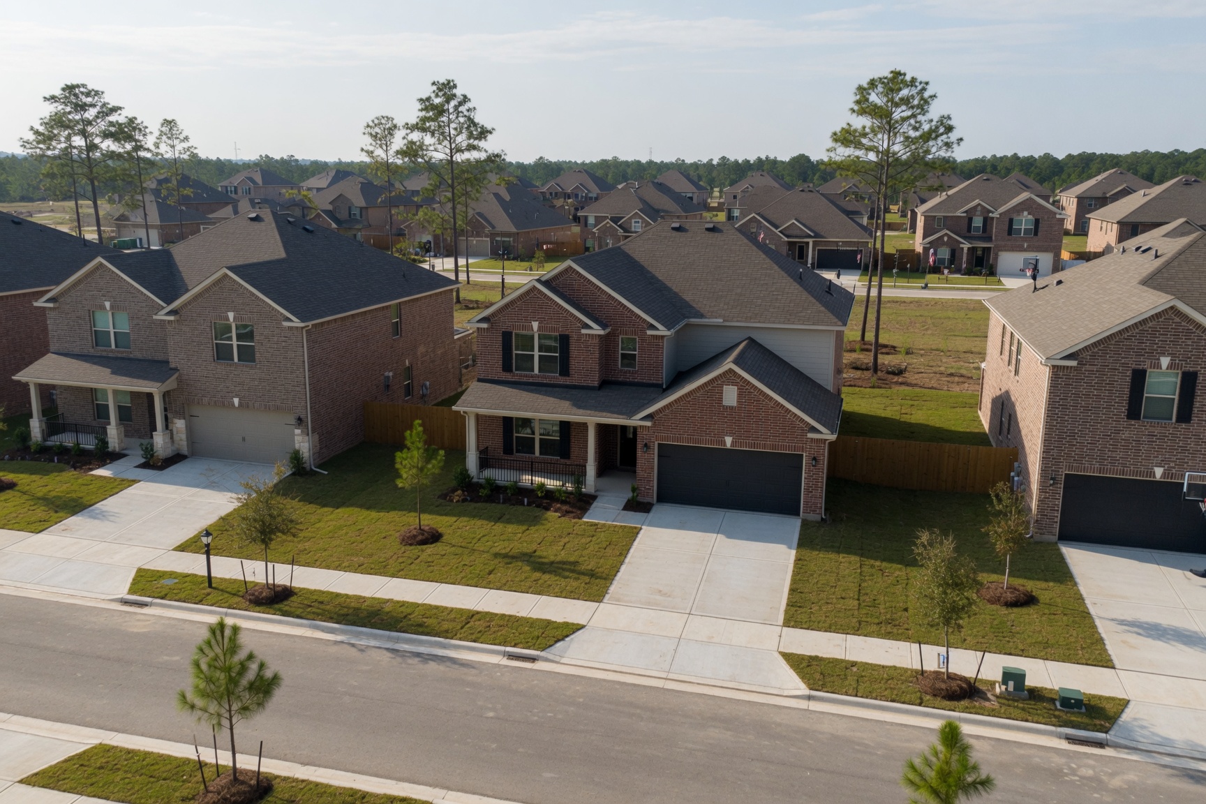 New construction homes in Generation Park Houston Texas where buyers earn commission rebates