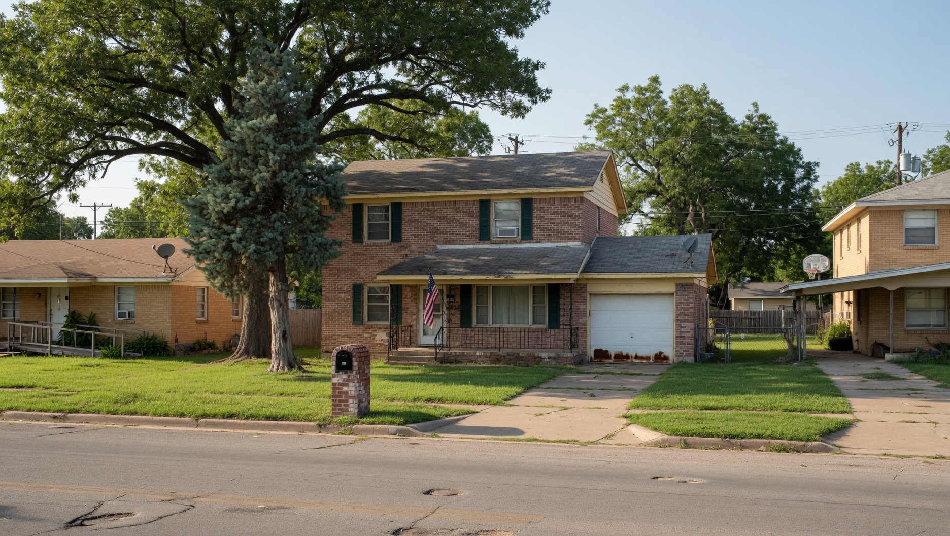 Resale home in Houston neighborhood
