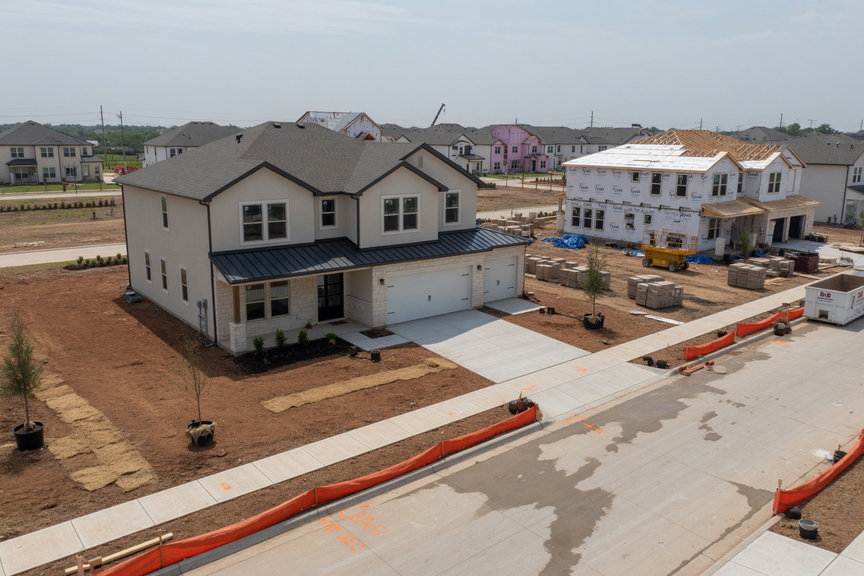 New construction home in Plano Texas qualifying for 2.5 percent commission cash back rebate