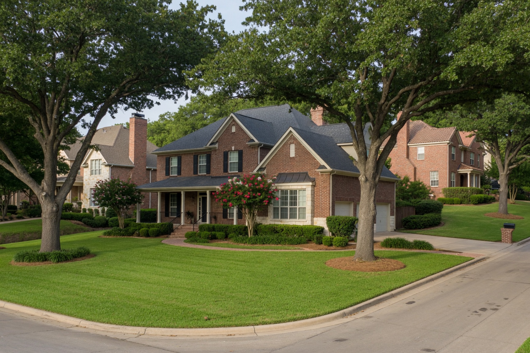 Woodway neighborhood homes near Waco Texas