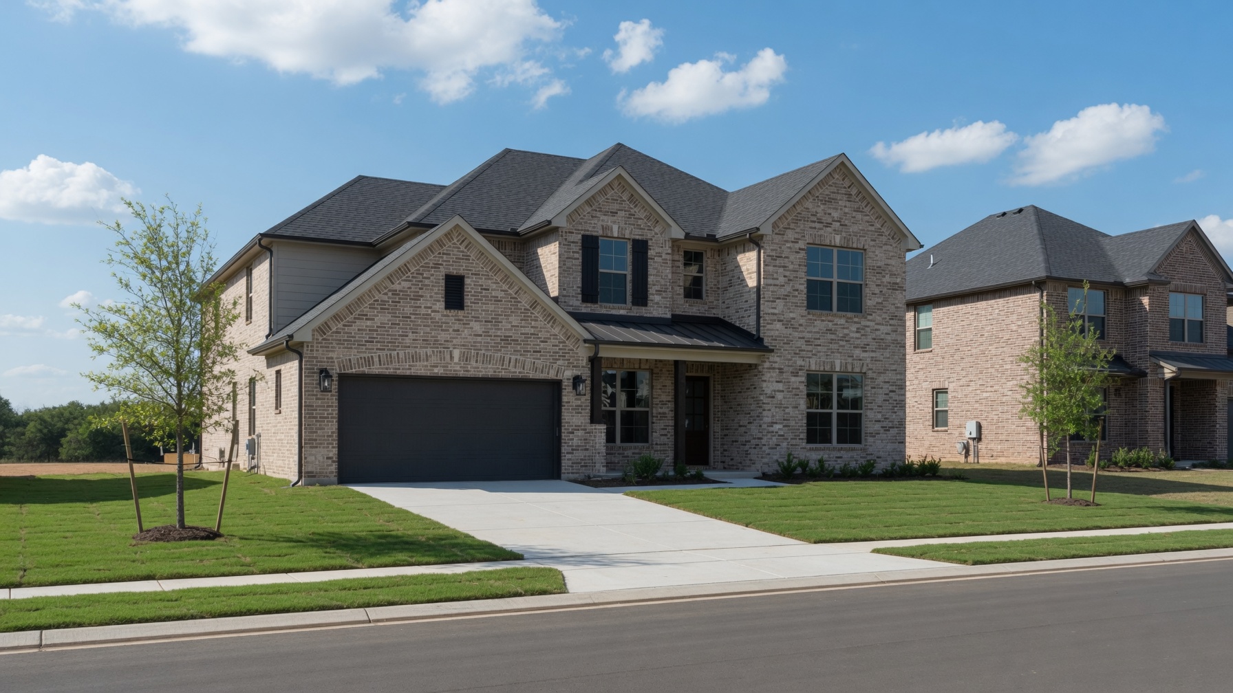 New construction home in Allen Texas qualifying for 2.5 percent commission cash back rebate