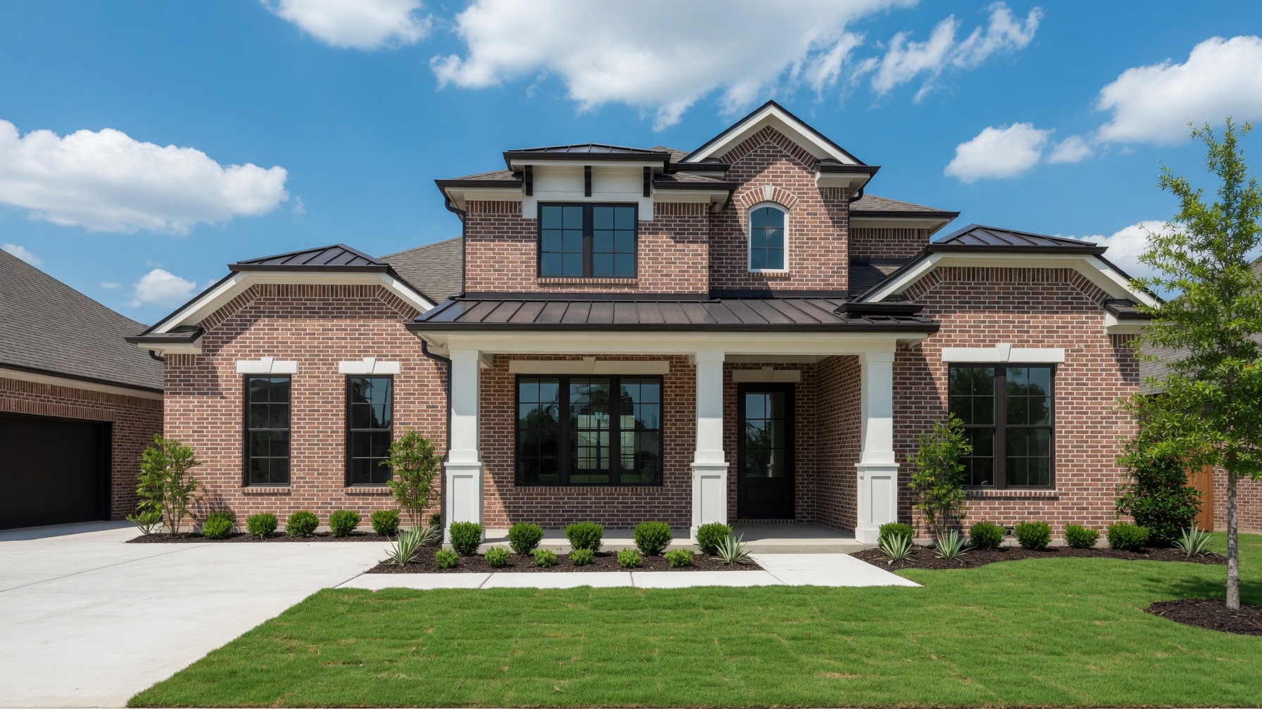 New construction home in Conroe Texas qualifying for 2.5 percent commission cash back rebate