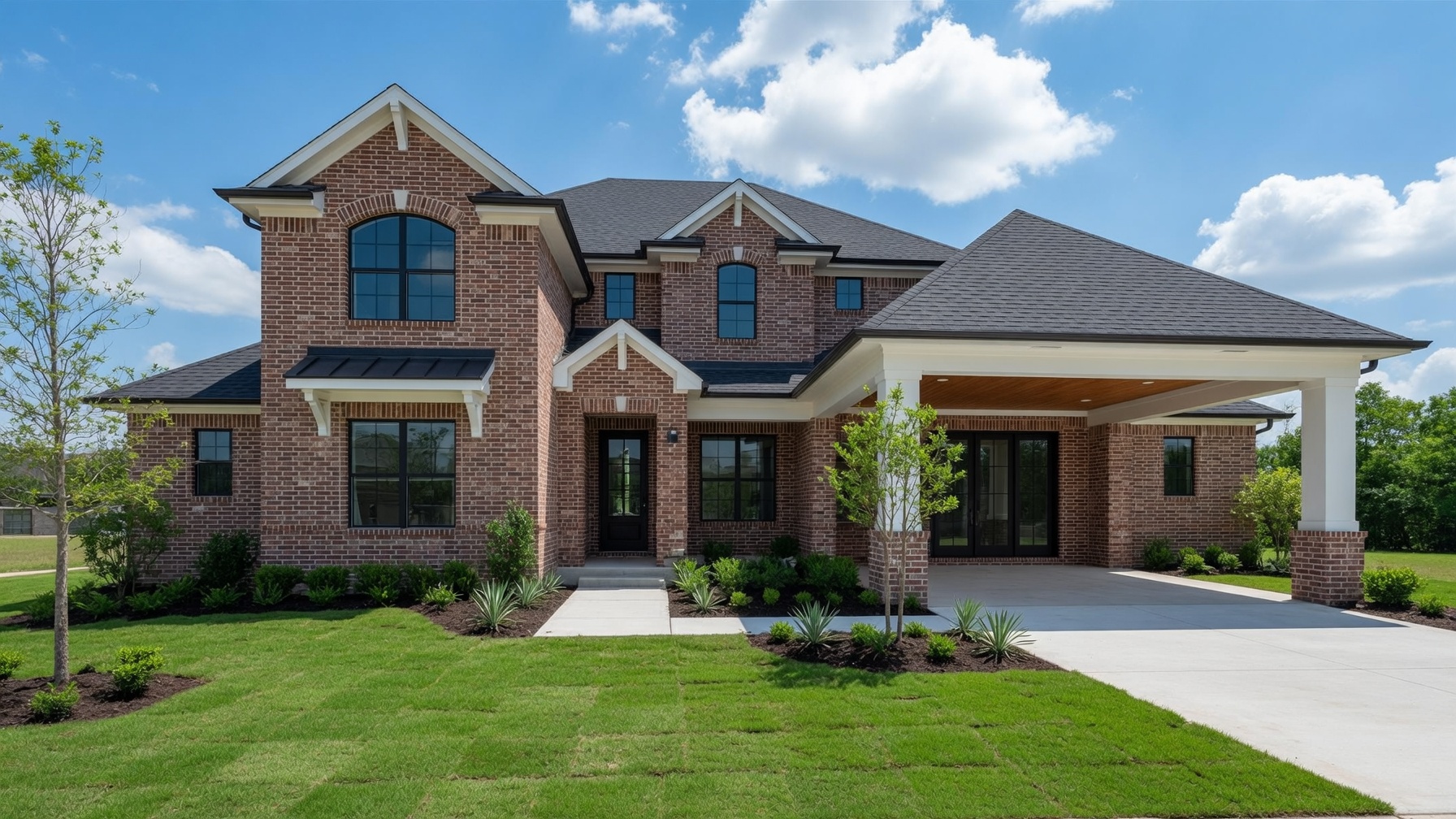 New construction home in Cypress Texas qualifying for 2.5 percent commission cash back rebate