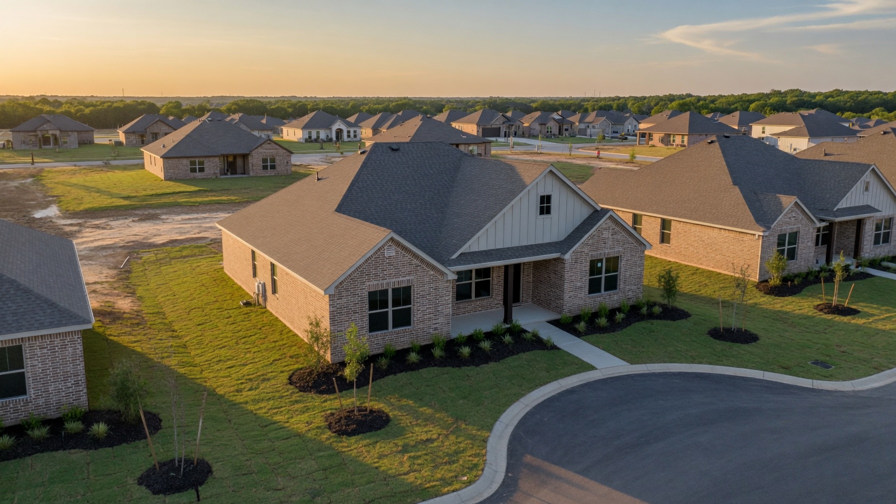 New construction homes in Overland Grove Forney Texas where buyers earn a 2.5 percent commission rebate
