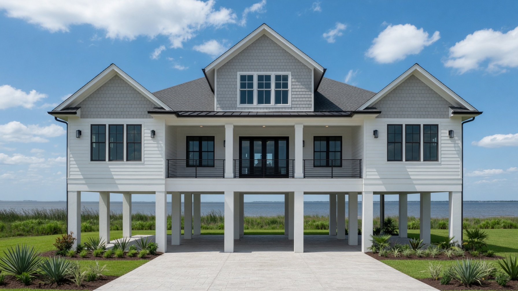 New construction home in Galveston Texas qualifying for 2.5 percent commission cash back rebate