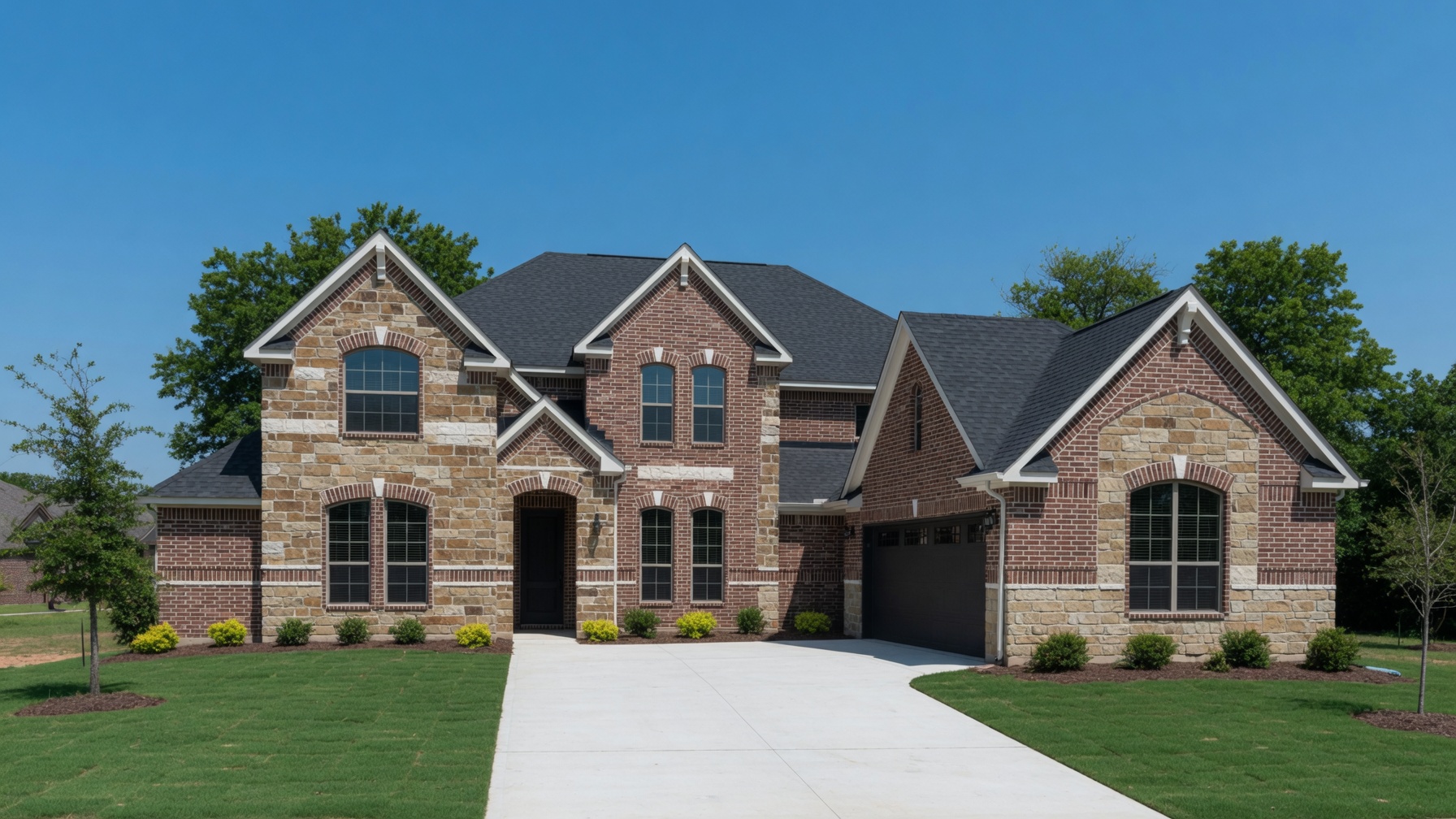 New construction home in Mansfield Texas qualifying for 2.5 percent commission cash back rebate