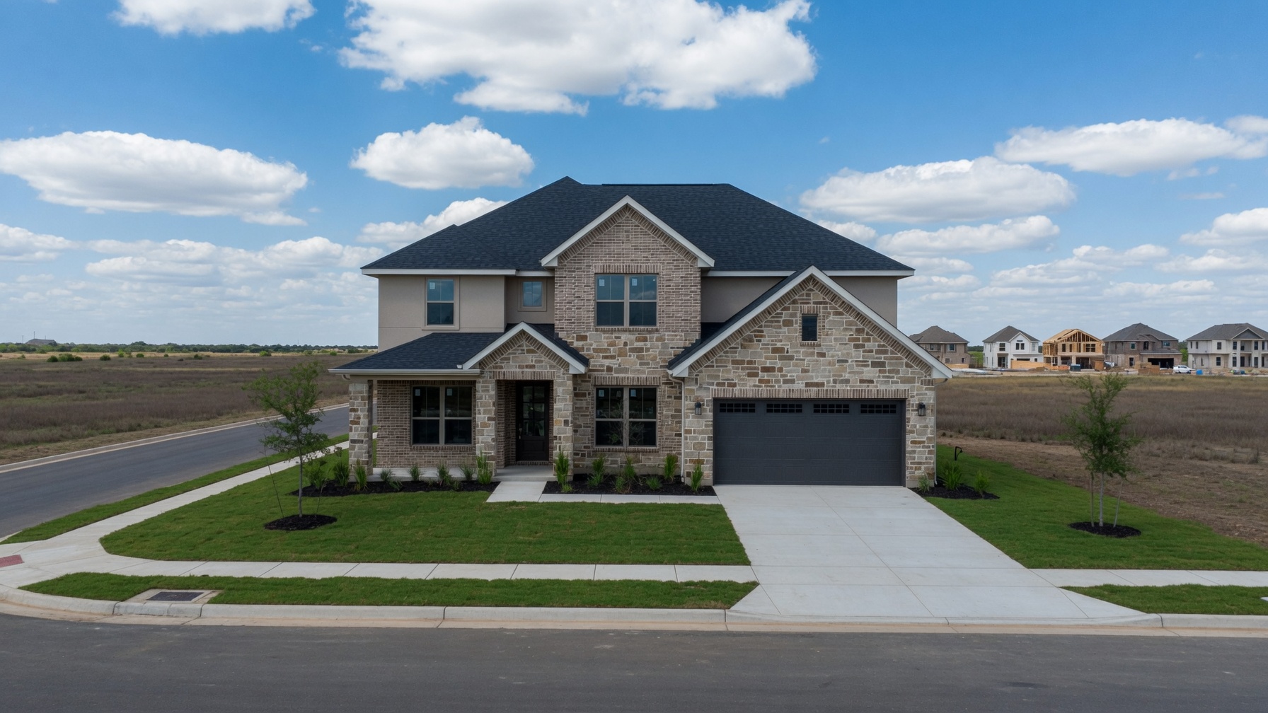 New construction homes in Legacy Gardens Prosper Texas where buyers earn commission cash back at closing