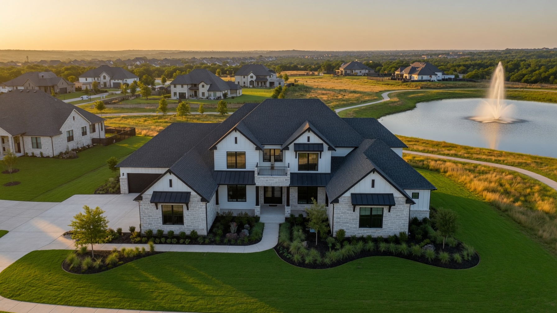 Residential homes in Lilyana Prosper Texas where buyers earn a 2.5 percent commission rebate