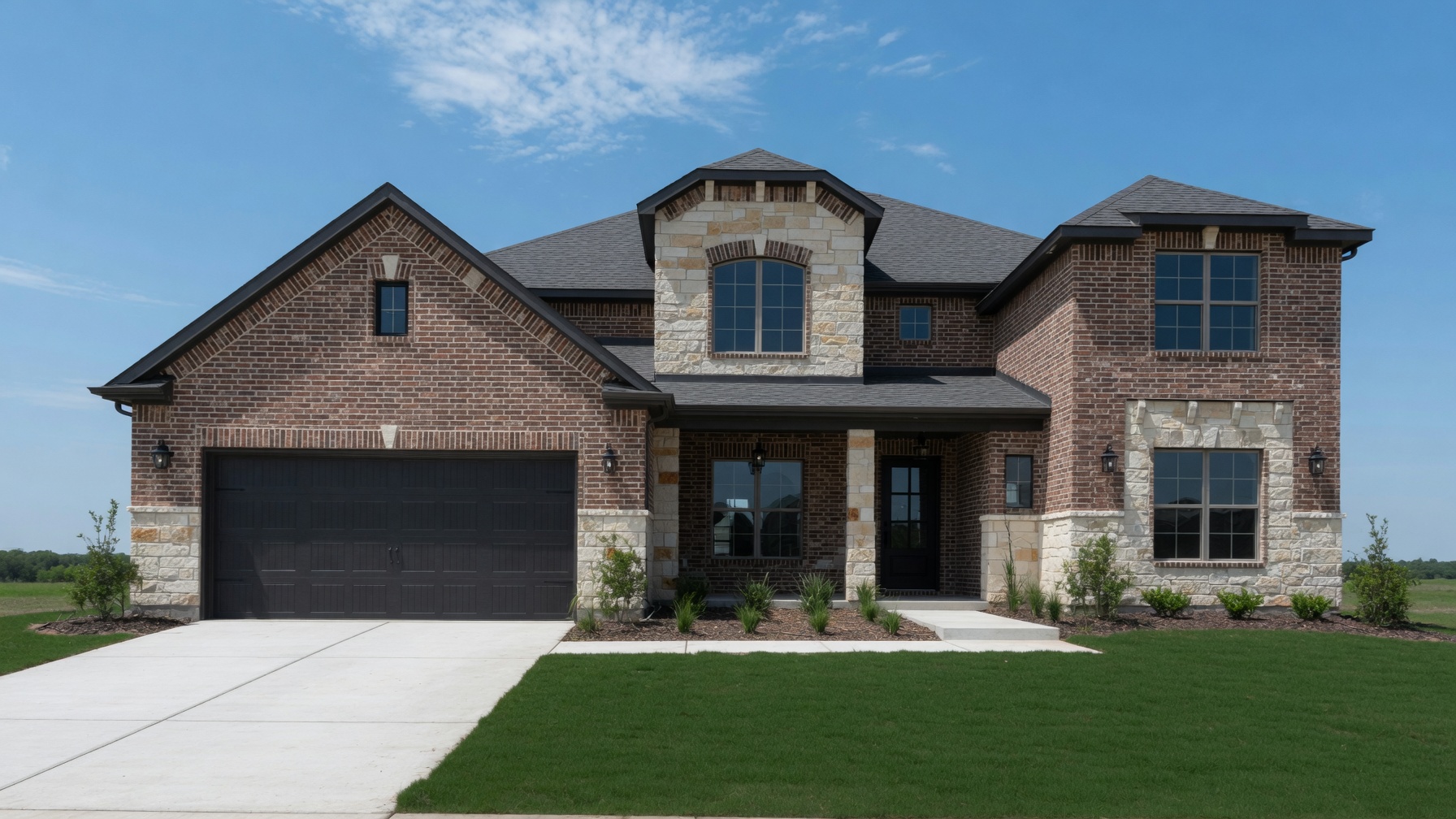 New construction home in Prosper Texas qualifying for 2.5 percent commission cash back rebate