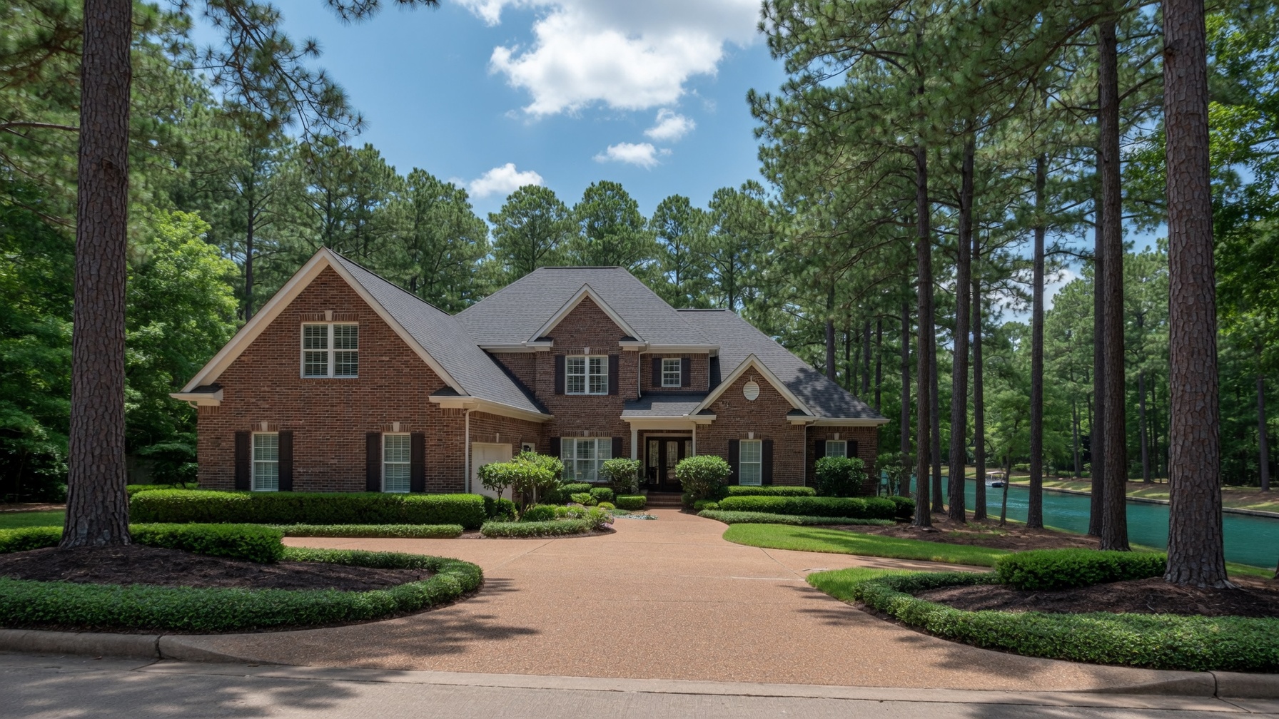 Established homes in Grogan's Mill The Woodlands Texas where buyers earn commission cash back at closing