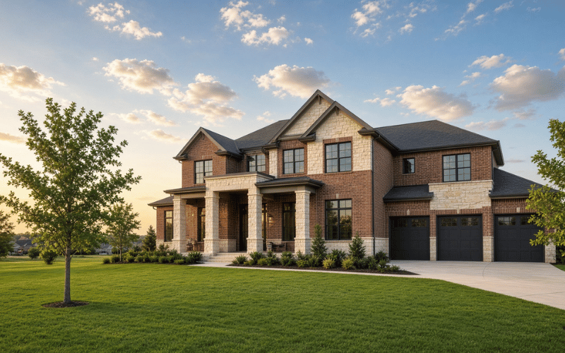 A new construction San Antonio-area home, representing a 2.5% commission rebate worth $10,000 back at closing on a $400,000 home